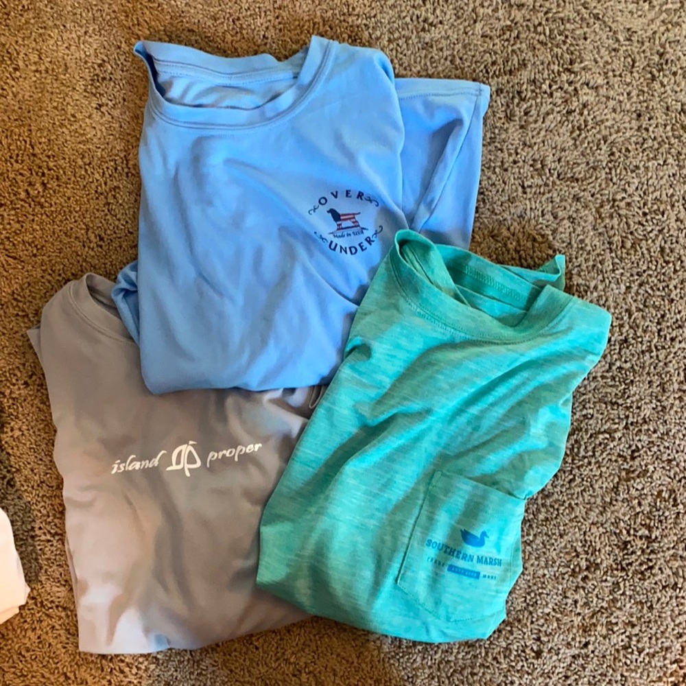 3 watershirts $15 for all 3